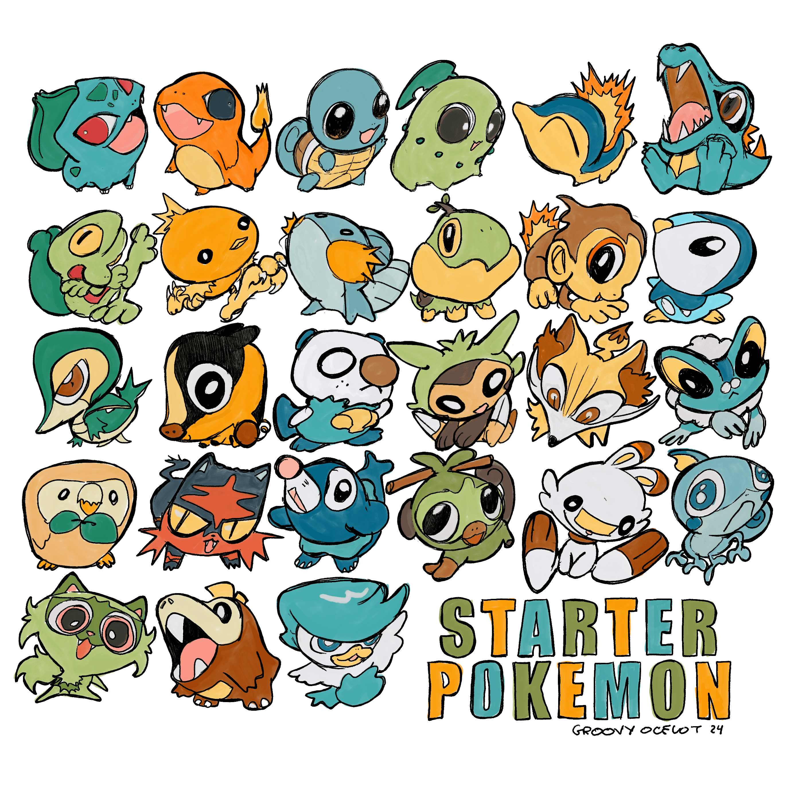 Pokemon Starters