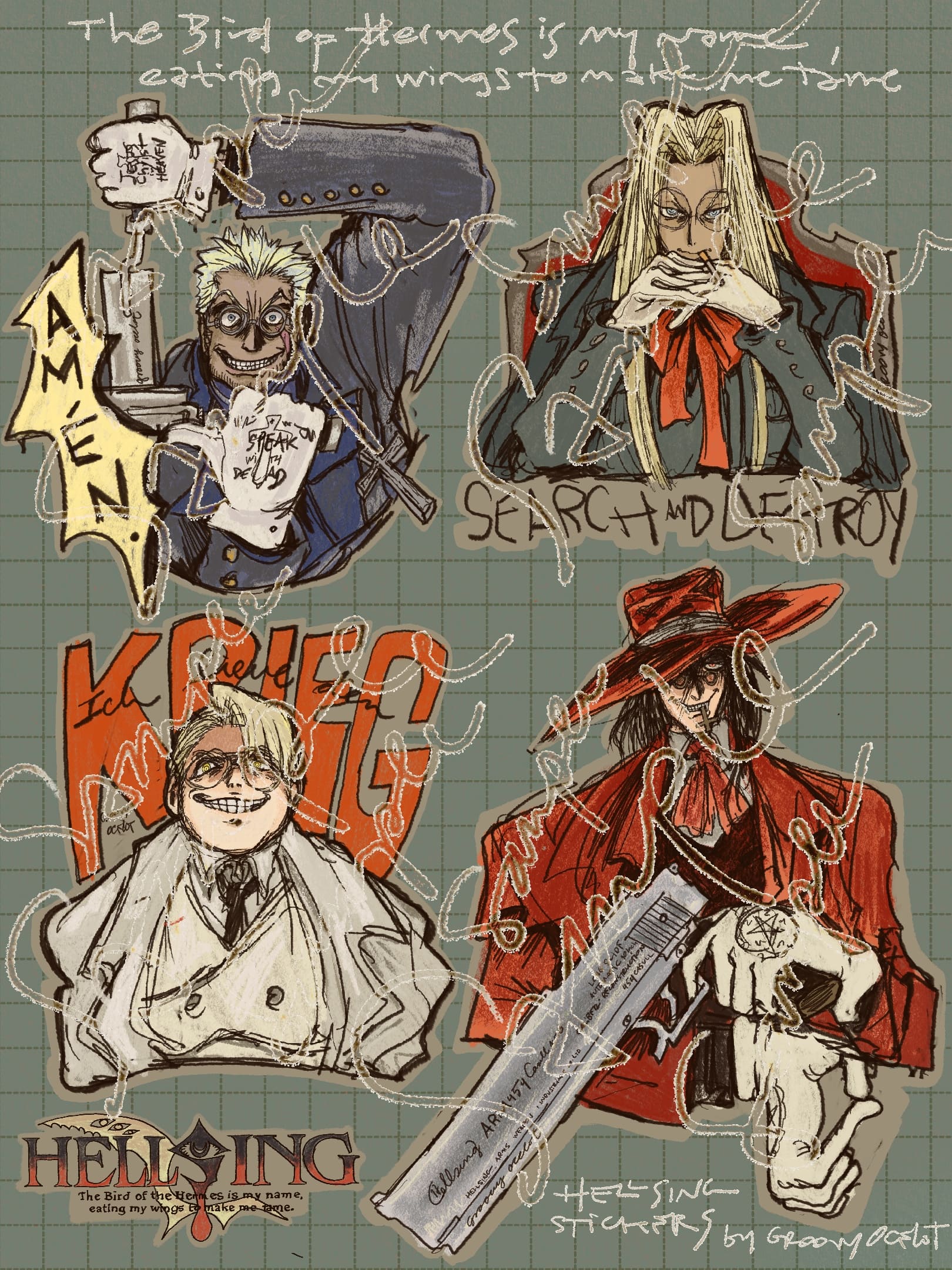 Hellsing Sticker Set